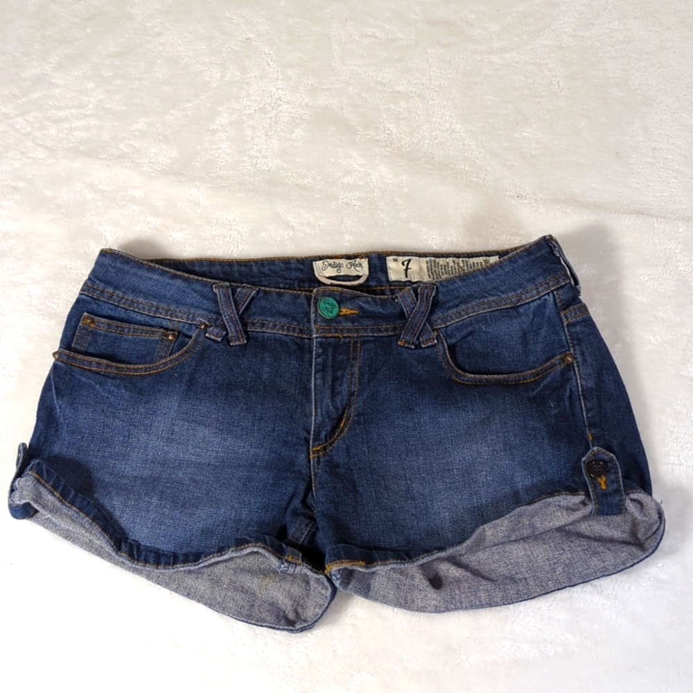 Indigo Rein 7 shorts EUC
